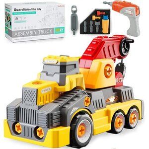 11inches Large Take Apart Trucks Toys for Boys Girls Kids 3-5 6-8 Year Old